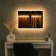 image 1 of ValueLights ValueLights Mirror IP44 Bathroom Demister Touch Control Backlit LED 50 x 70cm Mirror Light
