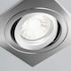 image 5 of BHS Sym Square IP65 Tiltable Downlight | Silver | Chrome | 1