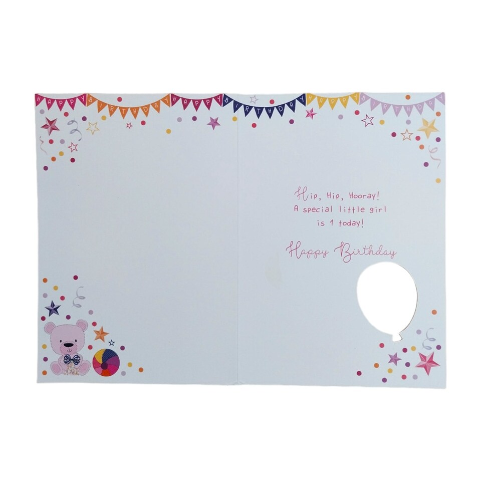 image 1 of You are 1 Girl Balloon Boutique Greeting Card