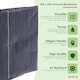 image 2 of Oypla 2m x 10m Heavy Duty Weed Control Ground Cover Membrane Sheet