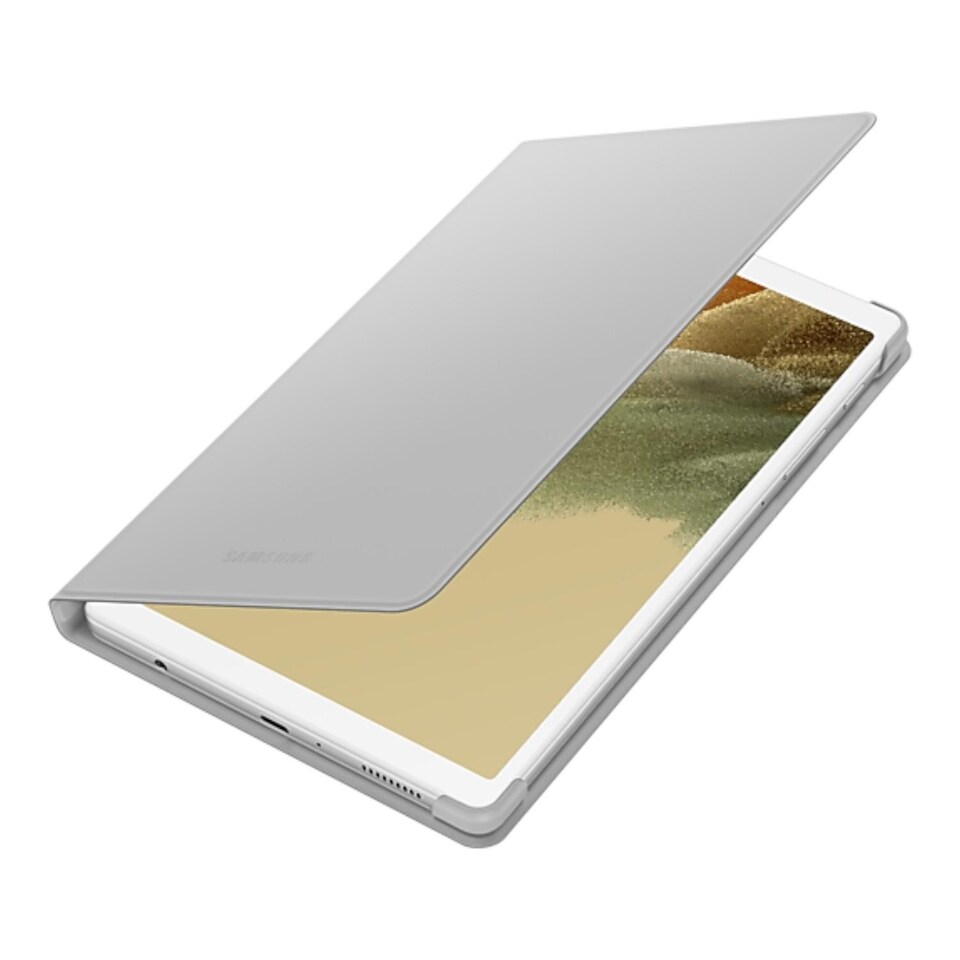 image 1 of Samsung Galaxy Tab A7 Lite Book Cover Silver - EF-BT220PSEGWW