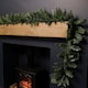 image 5 of 2.7m x 25cm Plain Green Christmas Garland with 200 Bullet Tips