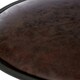 image 5 of Interiors by Premier Versatile Design Mocha Bar Stool With Gunmetal Legs, Durable Bar Stool, Sleek Minimalist Kitchen Stool