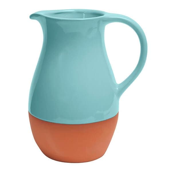 dexam Sintra Glazed Terracotta Jug - Duck Egg