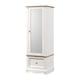 image 1 of Core Products Corona White, Armoire With Mirrored Door H187.7cm x W66cm x D55.5cm White