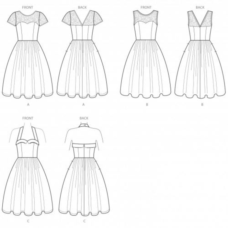 image 1 of Simplicity 8979 Paper Sewing Pattern – Women’s Dress, Size U5 (16–18–20–22–24), Intermediate