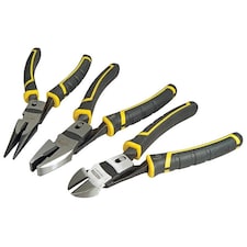 Stanley Hand Tools Fatmax Compound Action Pliers Set, 3 Piece - Multi Colour - One Size