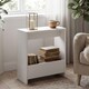 image 1 of Slim Side Table Shefa Line Focus 55 White