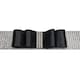 image 4 of FURNISHED Blackout Roller Blinds with Diamante Trim and Bow Cut to Size | Black | Black | (W) 90cm x (L) 165cm