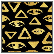 Eyes & pyramids (Picture Frame) Grey | XS