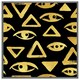 image 1 of Eyes & pyramids (Picture Frame) Grey | XS