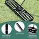image 3 of COSTWAY Lawn Leveling Rake Heavy Duty Level Lawn Tool w/Ergonomic Handle-Black