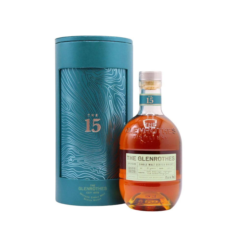 image 1 of Glenrothes - Speyside Single Malt Scotch 15 year old Whisky | Multi | New | dark chocolate, candied orange, and toasted oak, with a touch of vanilla sweetness | 1