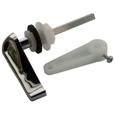 Oracstar Cistern Lever Set - Chrome/White - 200mm x 40mm x 125mm
