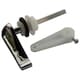 image 1 of Oracstar Cistern Lever Set - Chrome/White - 200mm x 40mm x 125mm