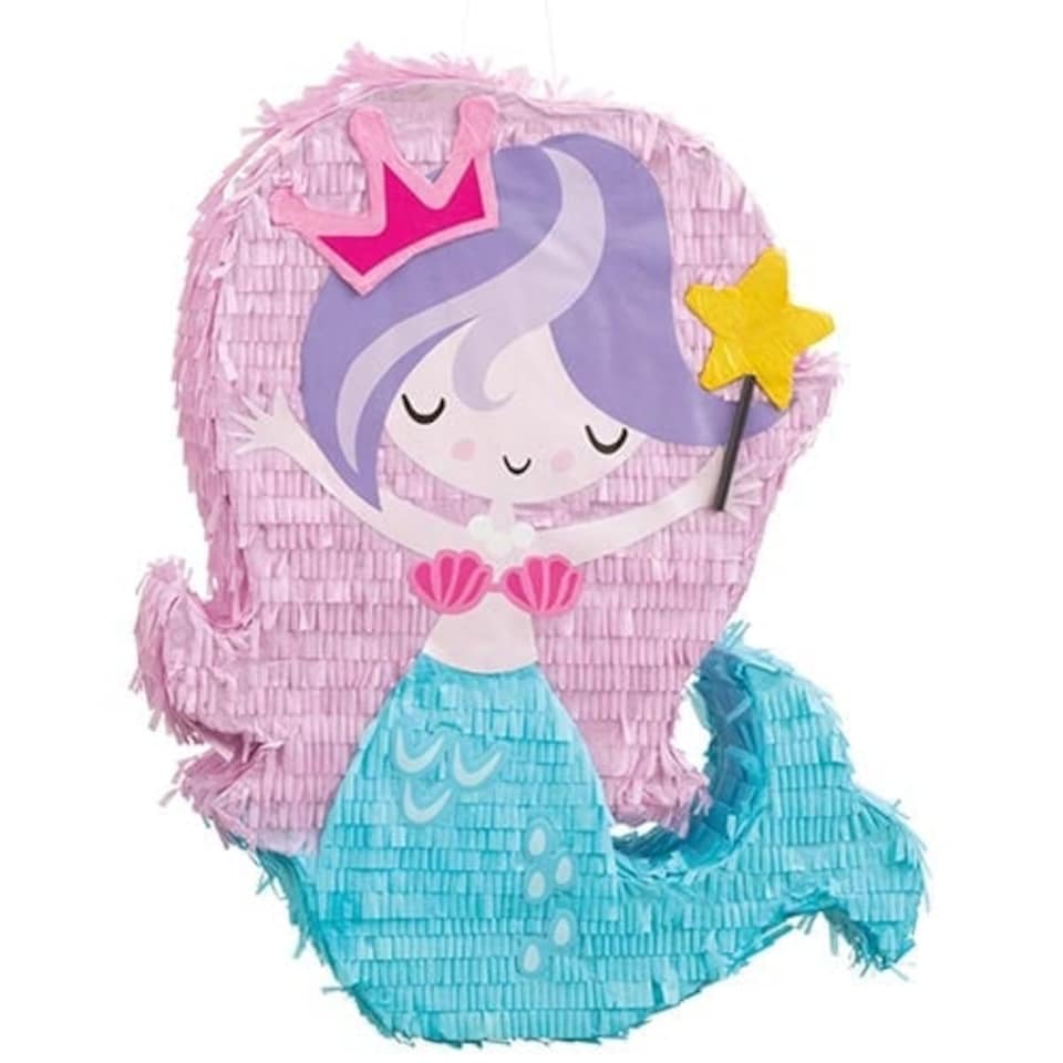 Mermaid Shaped 3D Standard Pinata 52cm