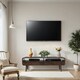 image 5 of Winnie Dark Mango Wood Large TV Stand with 2 Drawers Brown