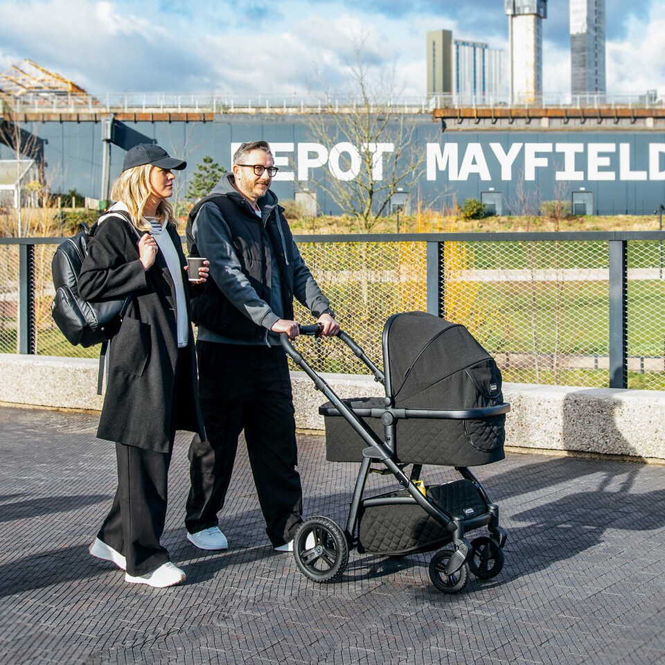 image 1 of Cosatto Wow 3 Pram and Pushchair Carrycot and Reversible Seat, All Terrain Travel System