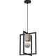image 5 of Milagro Pendant Lamp Ralph 1XE27 Black