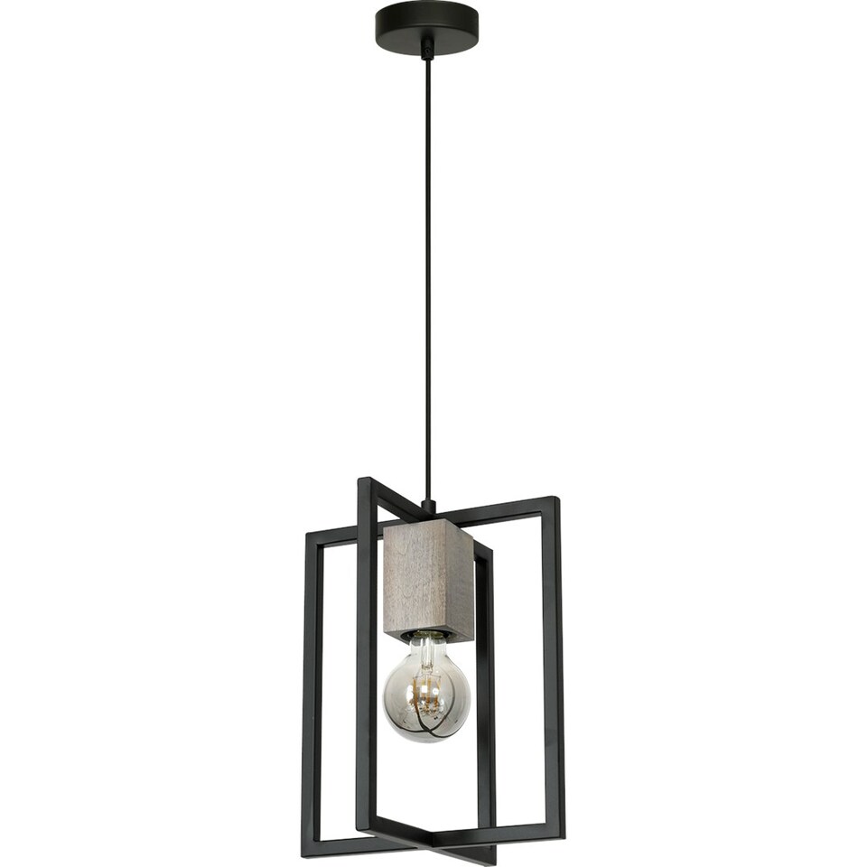 image 1 of Milagro Pendant Lamp Ralph 1XE27 Black