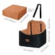 image 3 of Skylos Pet Booster Dog Car Seat Travel Carrier Bed Bag Basket Puppy | Brown | Brown