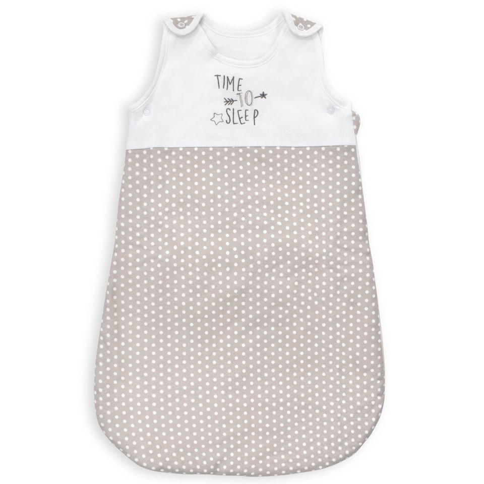 image 1 of My Little World Time To Sleep Polka Dot Baby Sleeping Bag