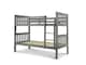 image 1 of Carra Grey Bunk Bed And Theo Pocket Sprung Mattresses