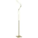 image 6 of HOMCOM LED Floor Lamp, Standing Lamp with3 Adjustable Brightness Gold Tone | Gold