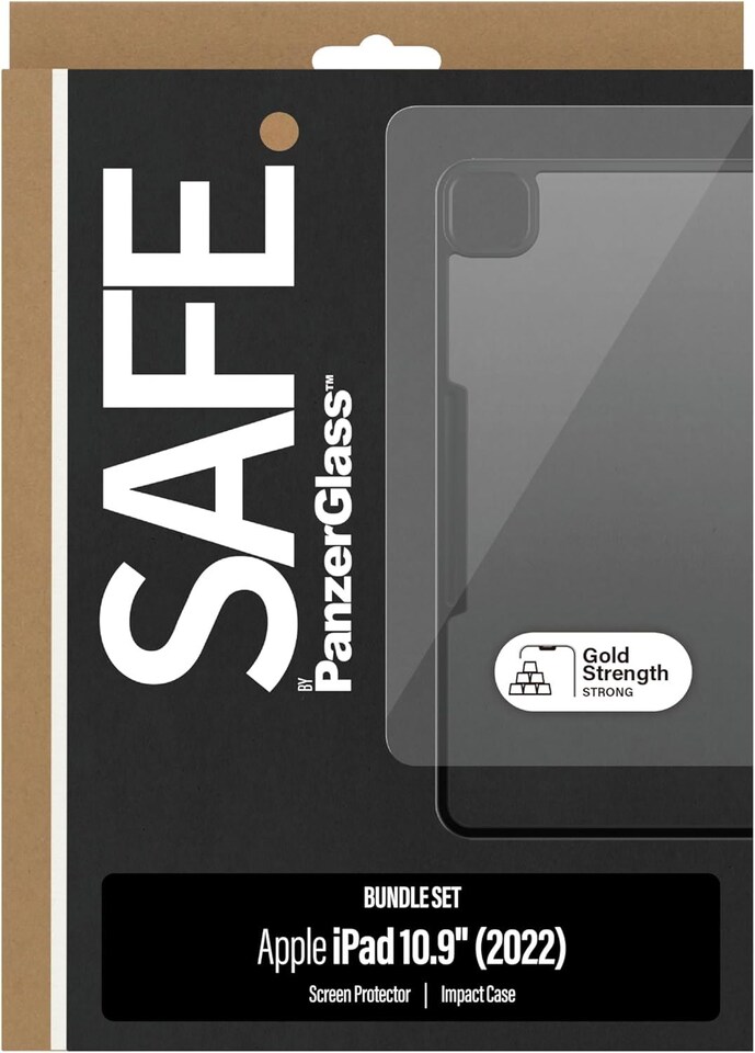 image 1 of Panzer Glass 2 in 1 Bundle for iPad 10.9 Clear - BULKSAFE95358