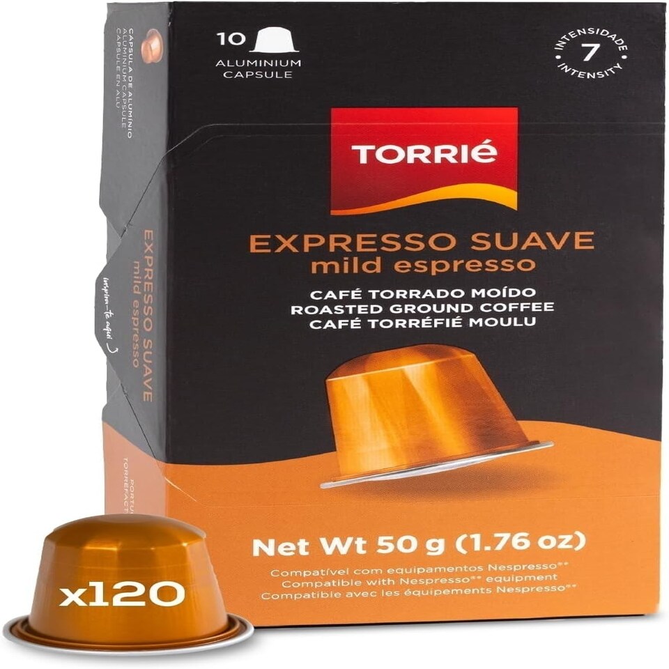 image 1 of Mild Aluminium Nespresso ® Compatible Coffee Capsules (120 Pods)