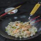 image 2 of KitchenCraft Wok Black Carbon Steel 30cm