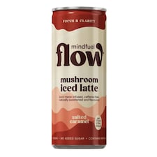 Mindfuel Flow Perform - Lion's Mane Oat Latte Salted Caramel 12 x 250ml