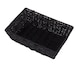 image 3 of Medium Black Paper Rope Tray | Black | Black | Medium