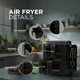 image 5 of DMD 11L Vertical Dual Stacked Air Fryer with 12 Cooking Functions