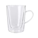 image 4 of Rink Drink Double Walled Coffee Glasses - 285ml - Pack of 6 | Clear | Clear