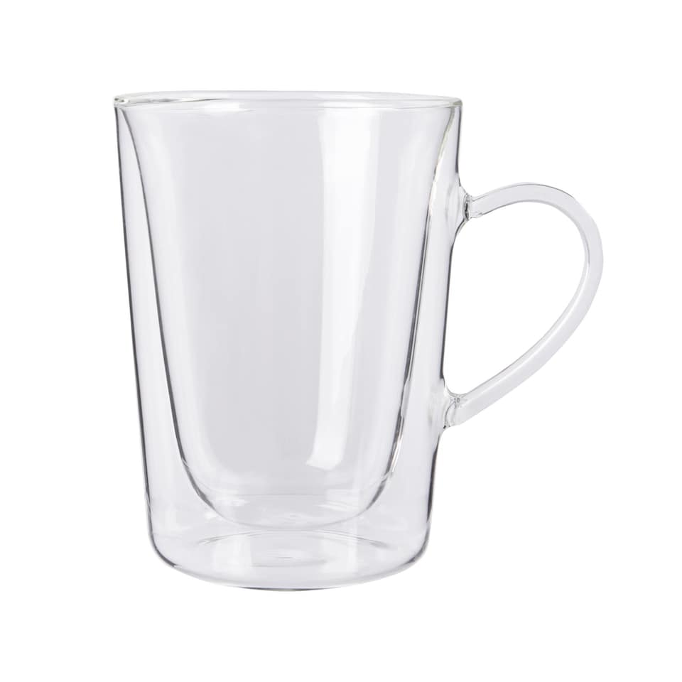 image 1 of Rink Drink Double Walled Coffee Glasses - 285ml - Pack of 6 | Clear | Clear