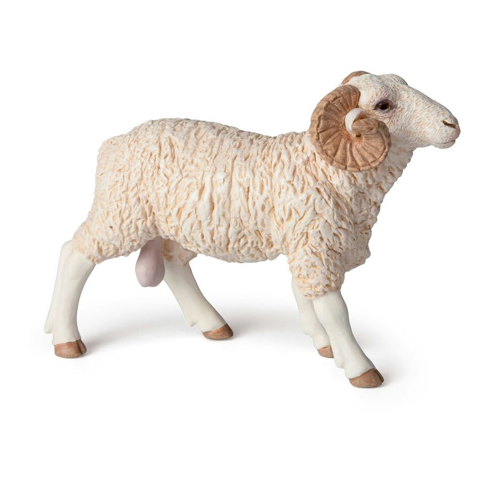 image 1 of PAPO Farmyard Friends Ram Toy Figure