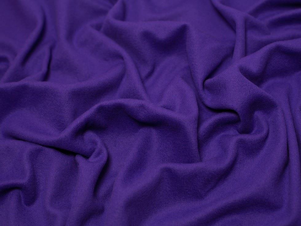 Minerva Core Range Purple Luxury Cashmere Wool Coating Fabric for Dressmaking, 150cm / 59" Wide - per metre
