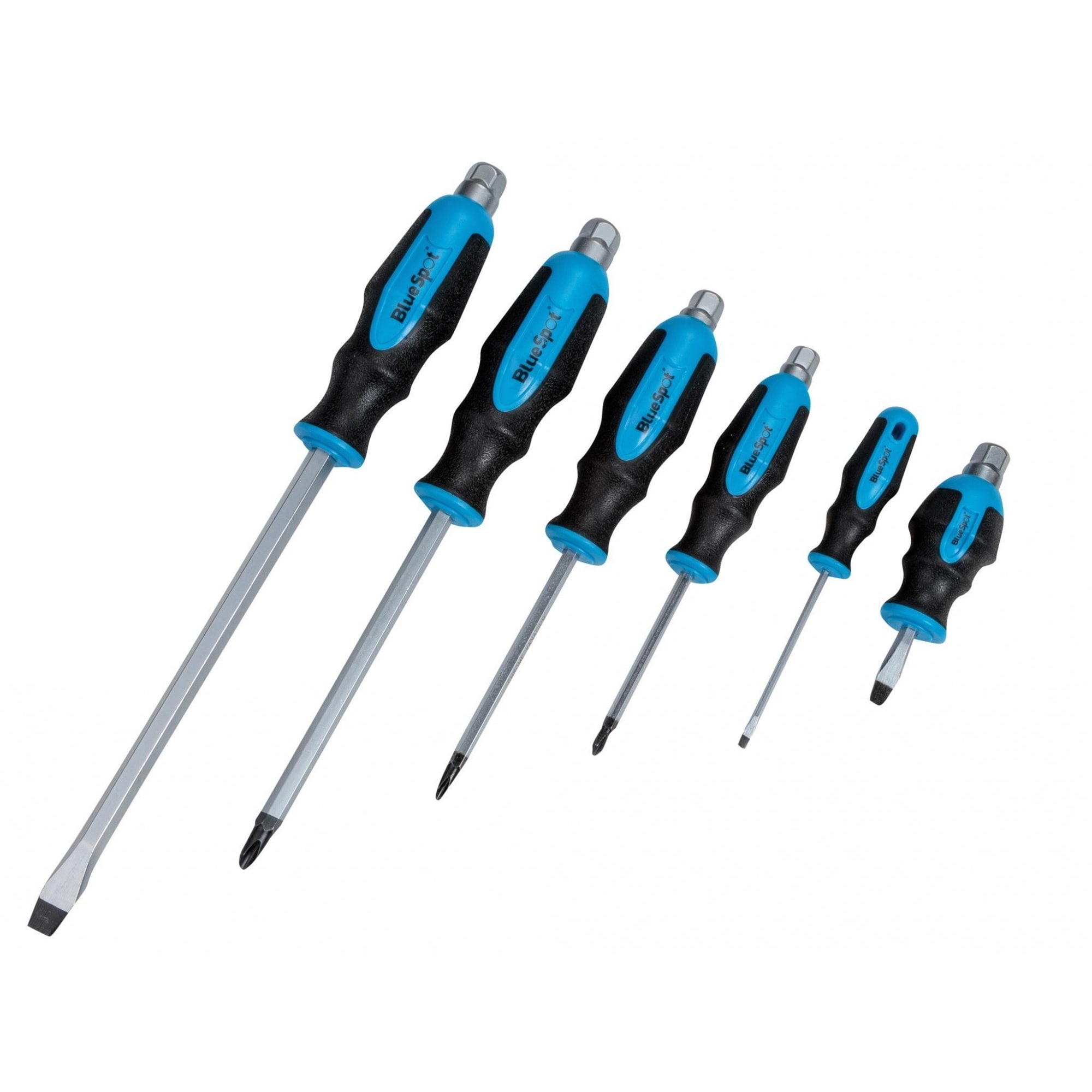Bluespot Tools Hex Bolster Screwdriver Set, 6 Piece Multi Multi Colour One Size 1