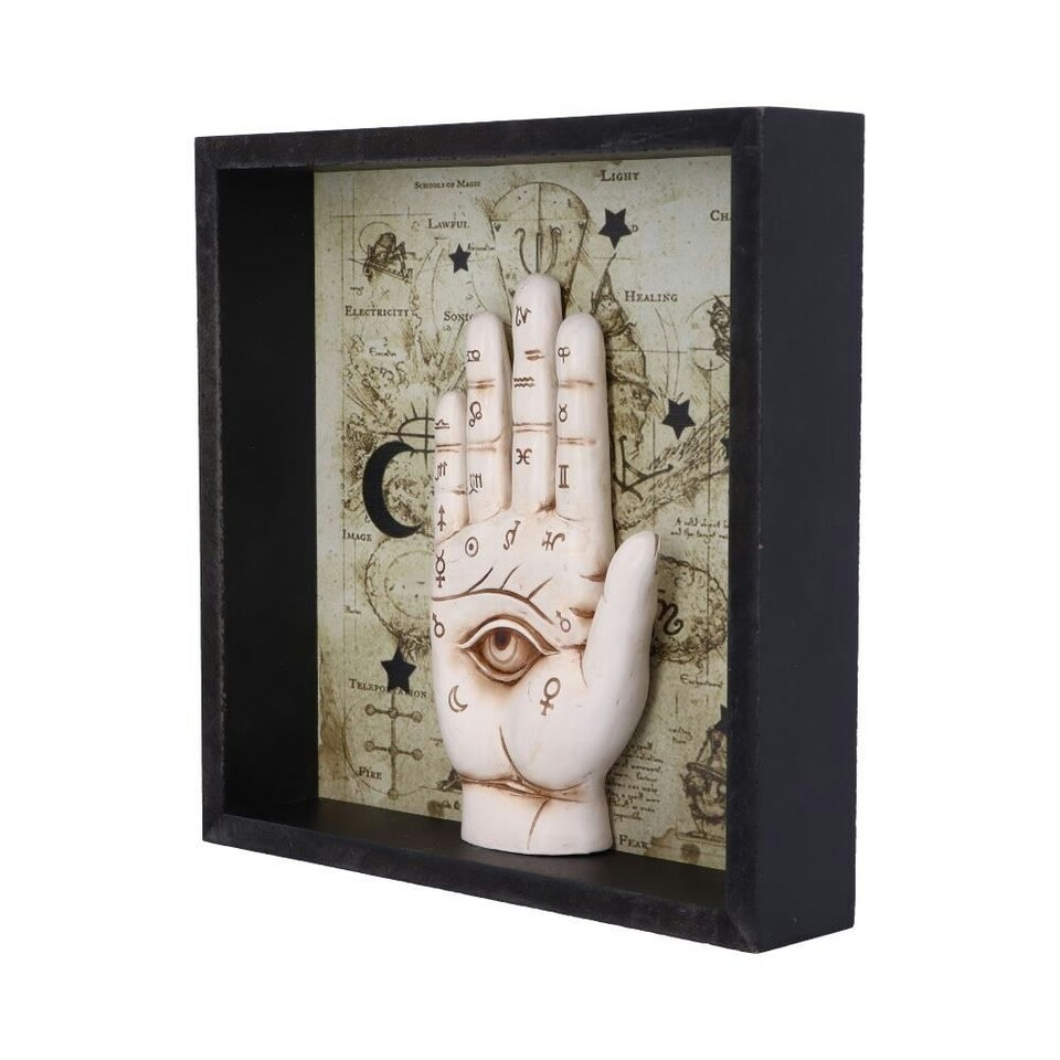 image 1 of Palmistry Companion Framed Chiromancy Wall Mounted Art - Nemesis Now