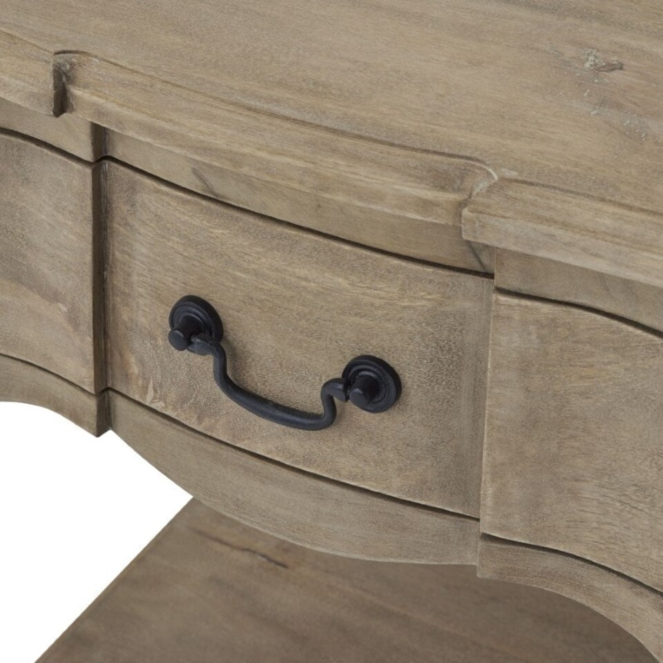 image 1 of Copgrove Collection 1 Drawer Side Table - Wood - L45 x W55 x H60 cm - Brown Brown