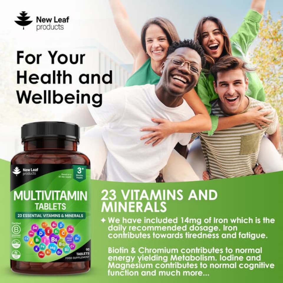 image 1 of Multivitamin Supplements  - 23 High Strength Vegan Vitamins