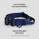 image 5 of HugglePets Tactical K9 Endurance Dog Collar | Blue | L
