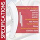 image 8 of SPARES2GO Door Handle for Bosch for Neff for Siemens Washing Machine 10009732 266751 641104 648581 (White)