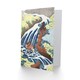 image 2 of Hokusai Japanese Art Card Waterfall Where Yoshitsune Washed His Horse