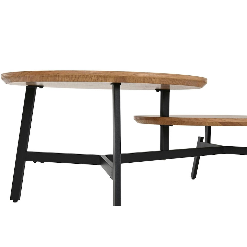 image 1 of Centre Table Home ESPRIT Black Natural 115 x 60 x 40,5 cm N/A