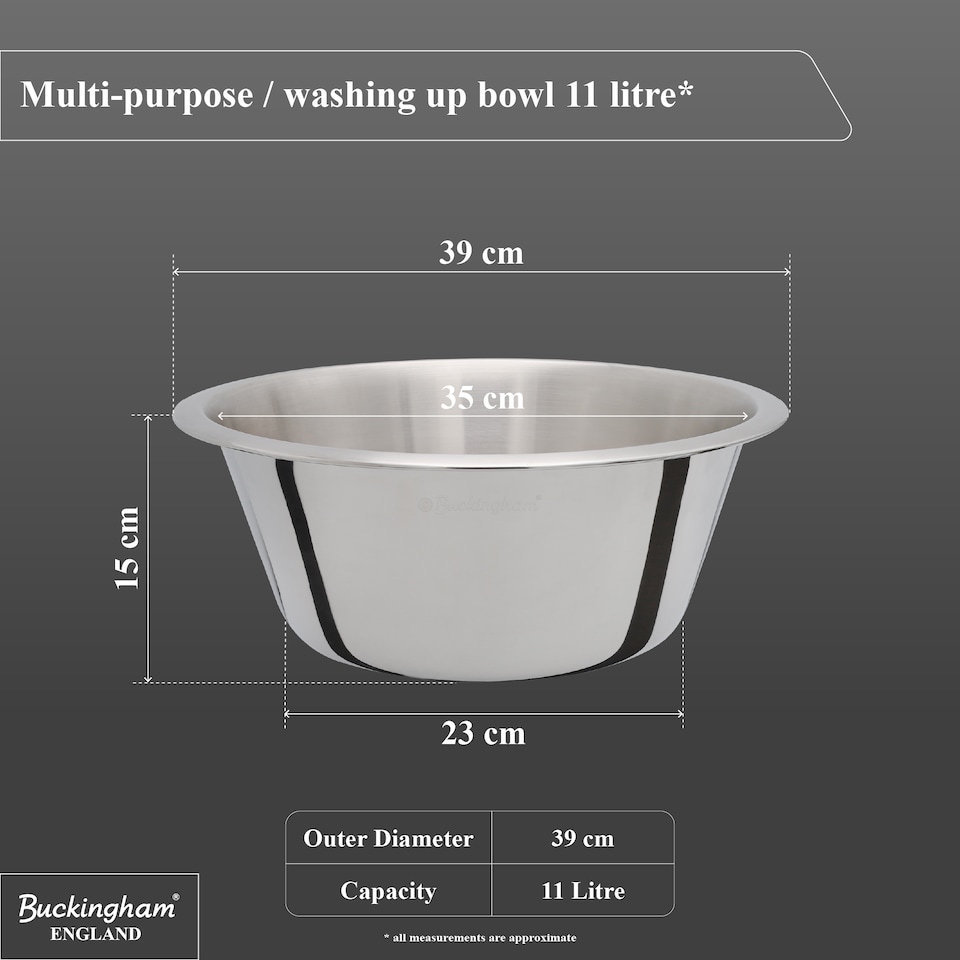 image 1 of Buckingham Multi-Purpose / washing up bowl 11 L / 39.5 cm