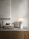 image 5 of Nordlux Glossy Indoor Table Lamp White Marble E27 Weighted Base - Mains Powered, IP20