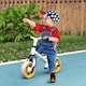 image 2 of AIYAPLAY 8  Baby Balance Bike with Adjustable Seat, Lightweight Training Bike for Children with EVA Wheels, Easy Installation, No Pedals, for Ages 18-48 Months - Orange