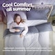 image 4 of Coverless Comfort 4.5 Tog Duvet, Single | Grey